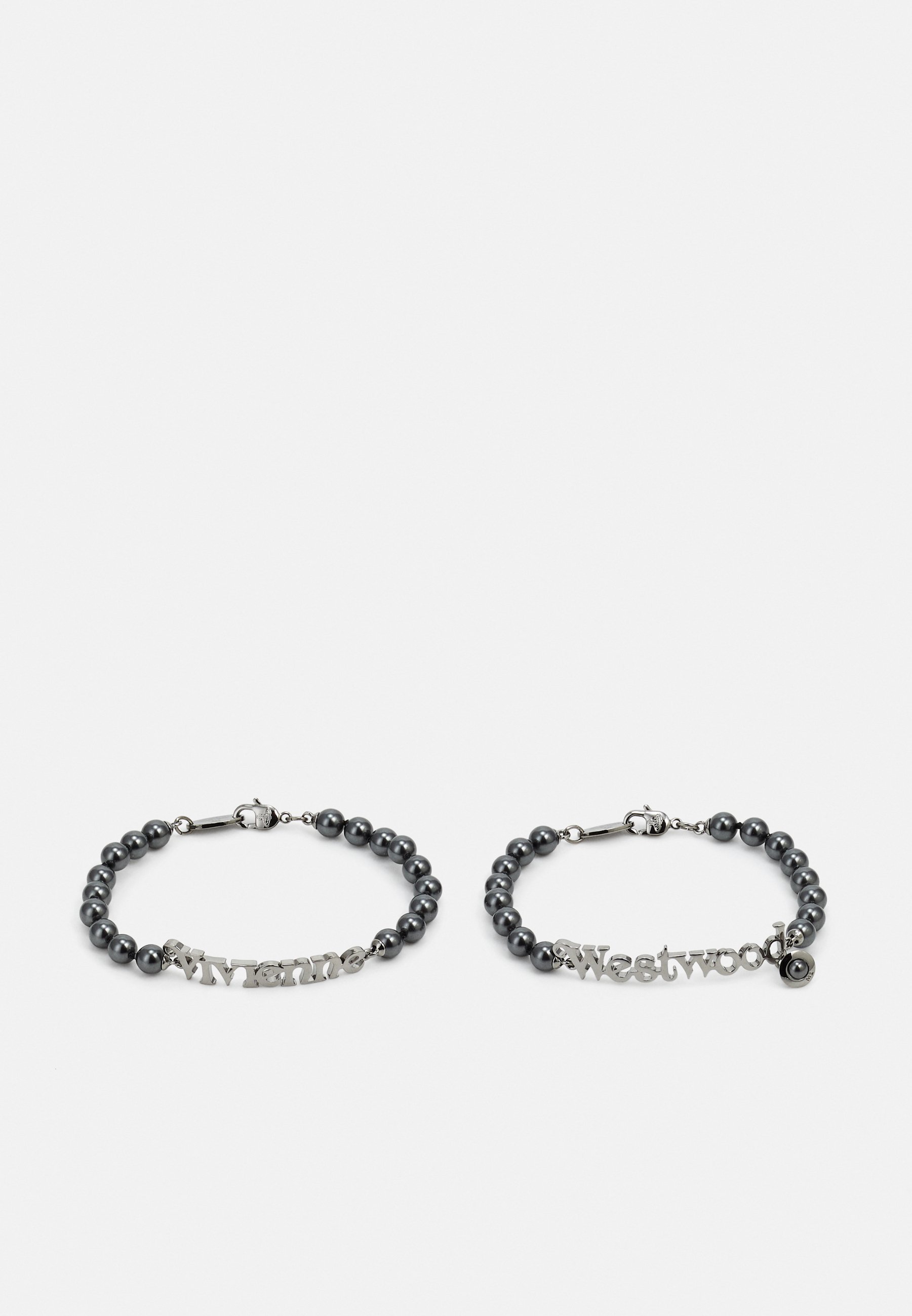 Vivienne Westwood EMILIO ARMBAND 2-PACK UNISEX - Armband - zwart