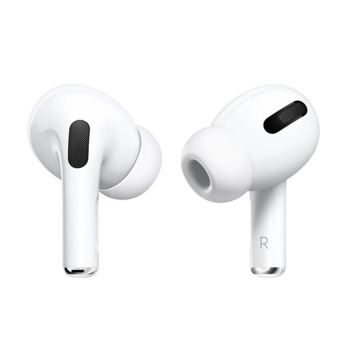 Auriculares inalámbricos Apple AirPods Pro con estuche de carga con cable, color blanco.
