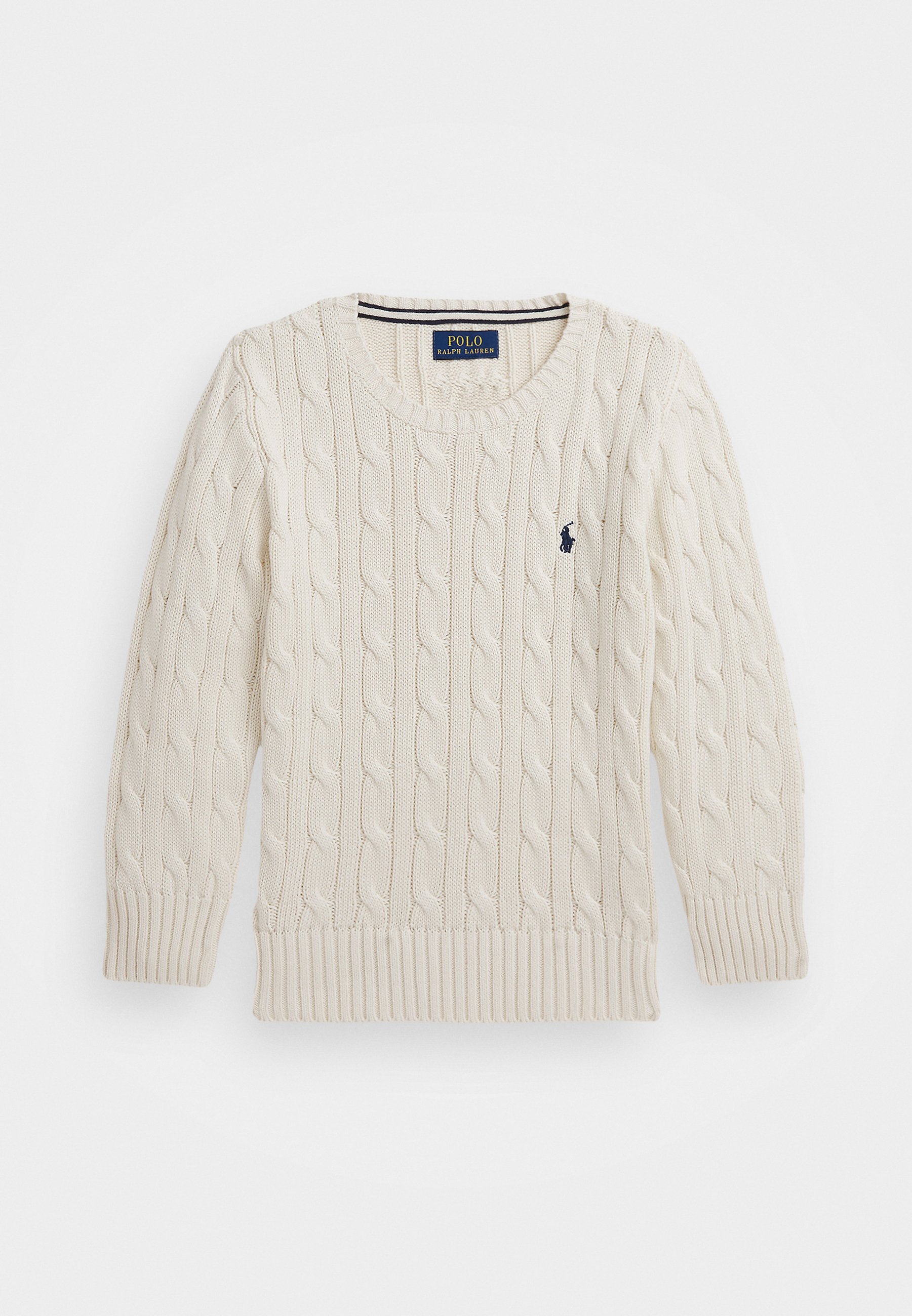 Pull en coton à torsades Polo Ralph Lauren - Crème Andover