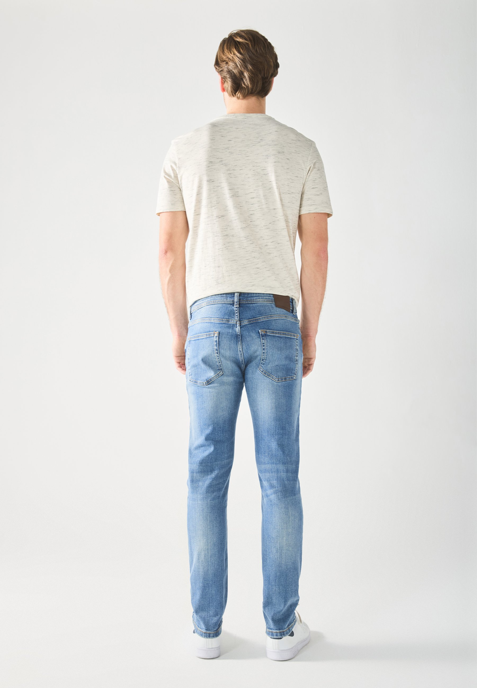 Jean Pier One coupe slim - denim déchiré