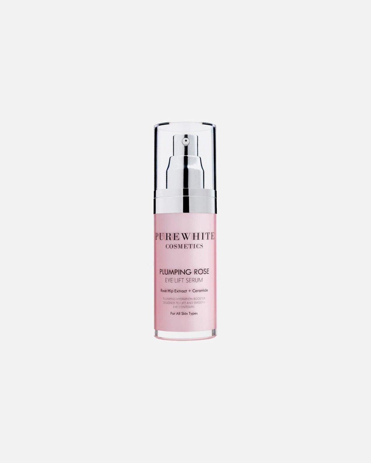 Pure White Cosmetics acu serums acu liftinga efektam, kas piešķir apjomu un padara acis zīdainas - 30 ml