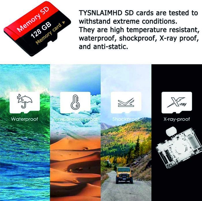 Carte mémoire Micro SD 128 Go - imou - SDXC - Vitesse Full HD - UHS-I - Adaptateur SD inclus