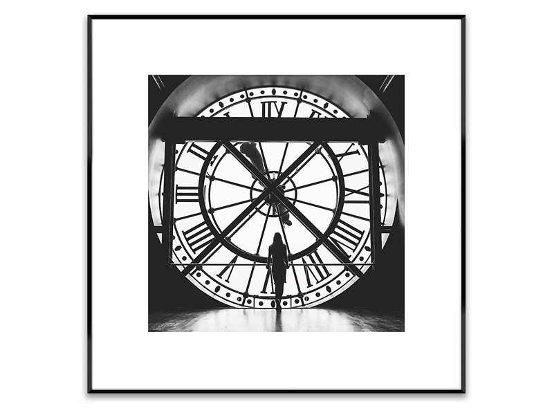 Obraz Clock 50x50 cm