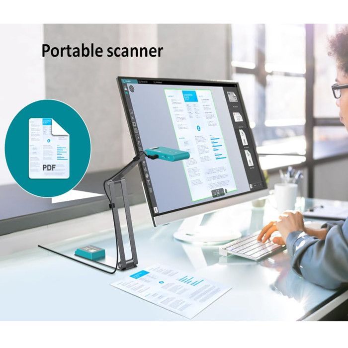 Scanner à plat - IRIS - IRIScan Visualizer 7 - USB, Wi-Fi - 600 DPI - A4