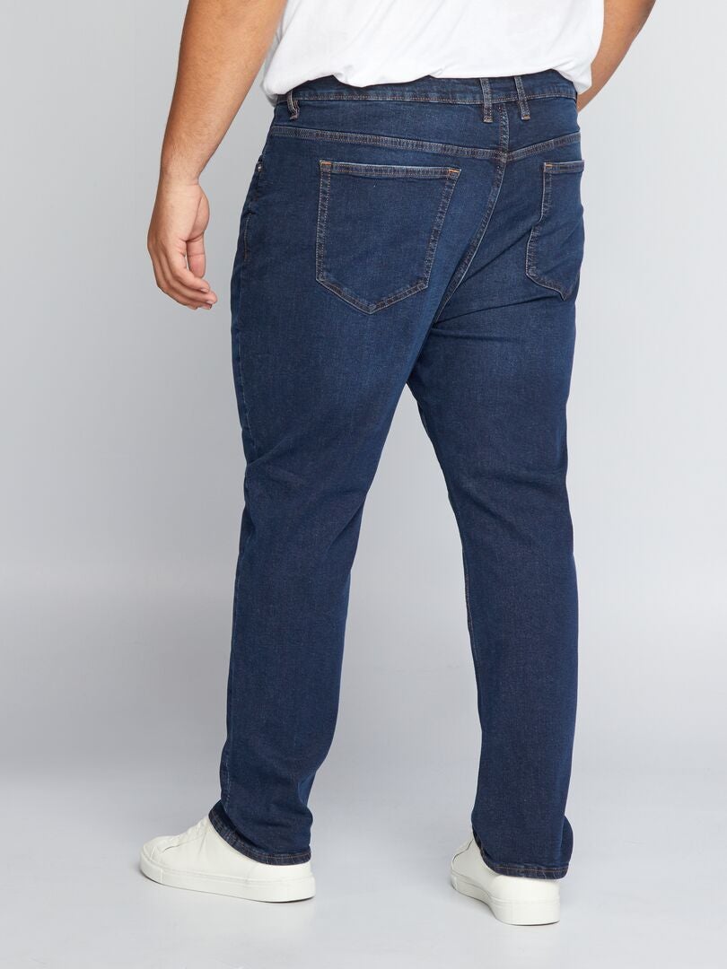 Slim fit jeans met 5 zakken - Maat L34 - Blauw