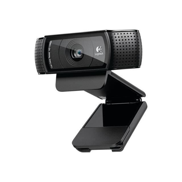 Webcam - Logitech - HD Pro Webcam C920 - 1080p Full HD - Carl Zeiss - Microfone estéreo integrado