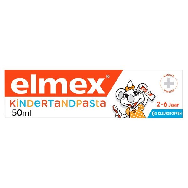 Elmex otroška zobna pasta<br>2-6 let, 50 ml
