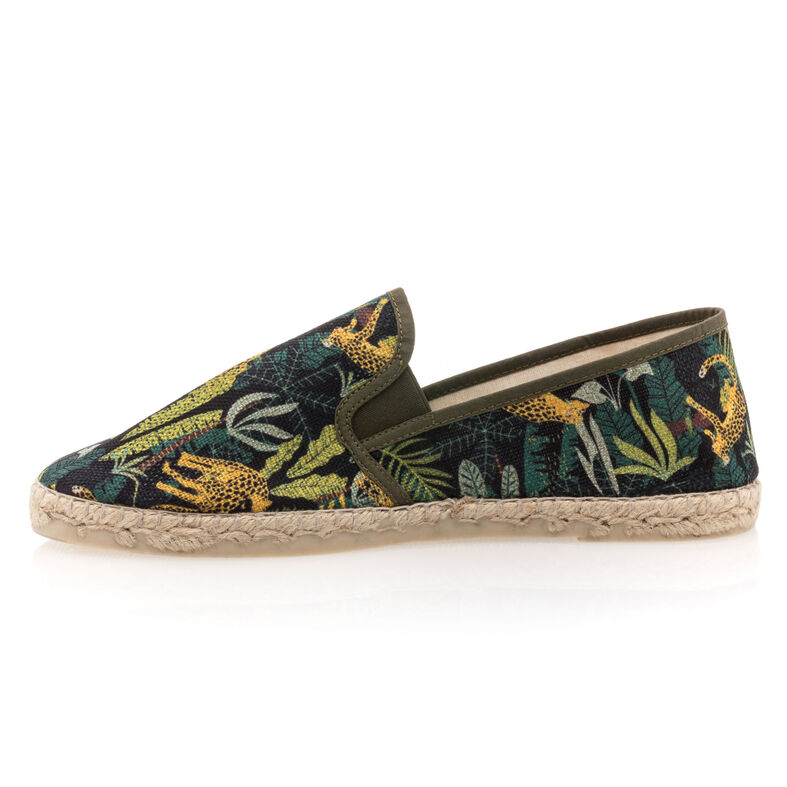 Svarta espadriller med repsulor för män