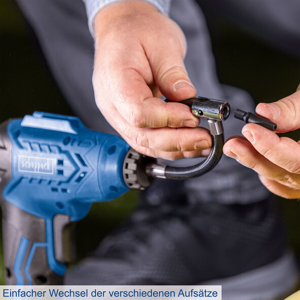 Akkukäyttöinen käsikäyttöinen kompressori C-AC20-X, ilman akkua ja laturia