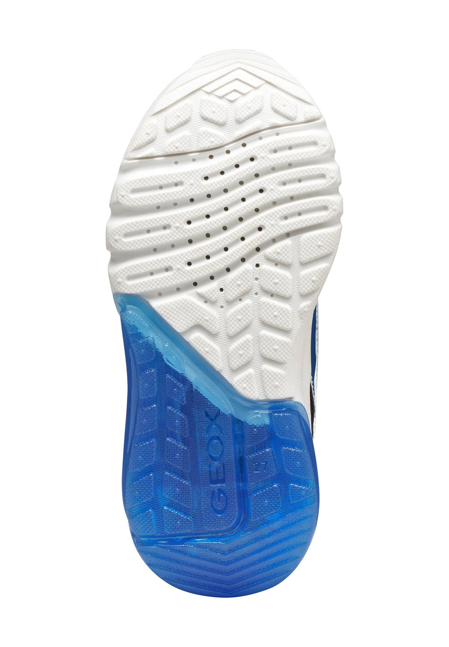 Geox SUPERMAN CIBERDRON - Sneakers laag - blauw/rood