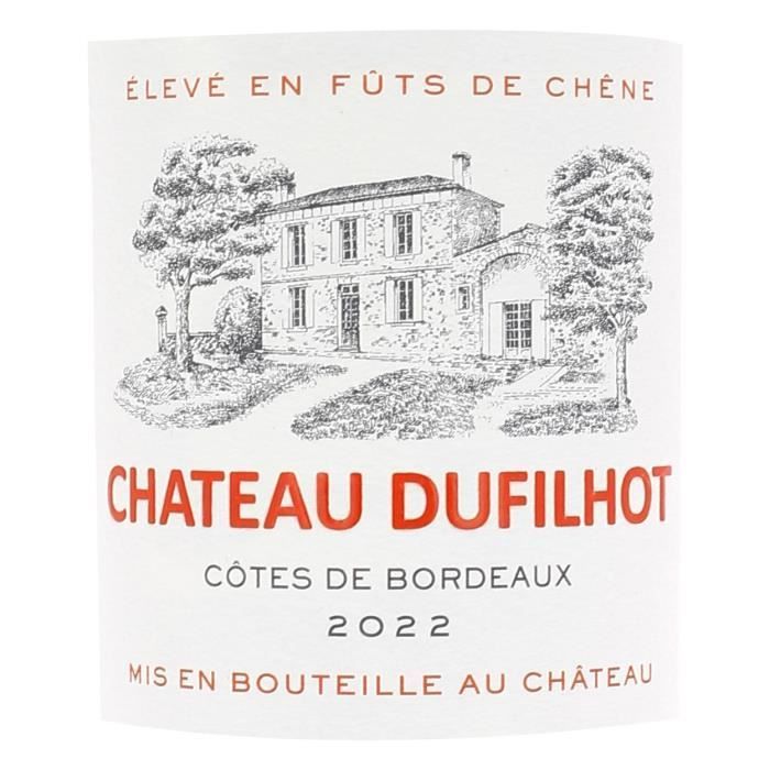 Château Dufilhot 2023 Côtes de Bordeaux - Vin rouge de Bordeaux