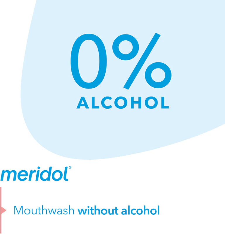 Enxaguante bucal Meridol Complete Care (sem álcool) Sem álcool