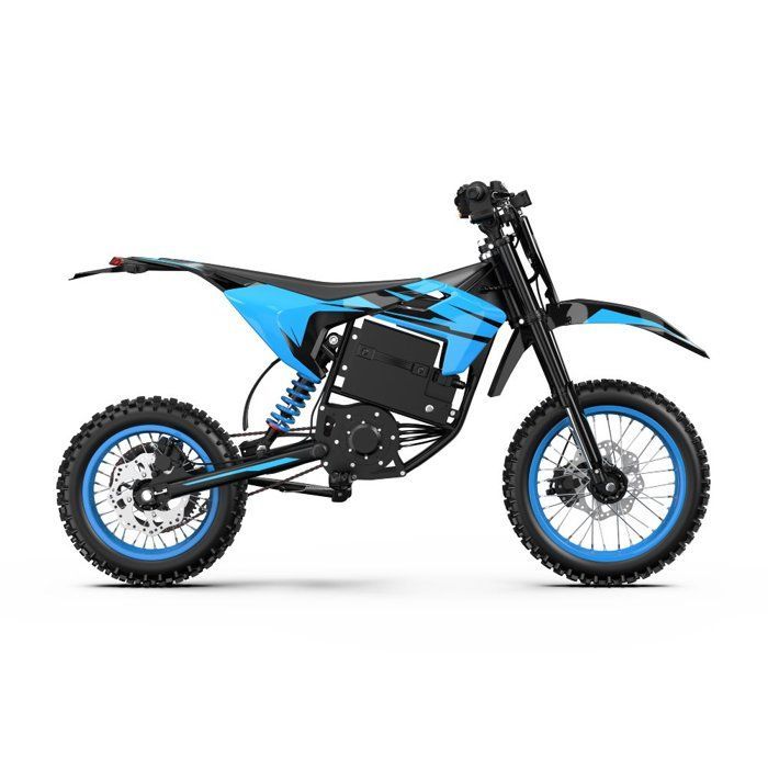 ZAWES S3 Moto électrique tout-terrain pour adultes Moteur 5000W Batterie 60V 23.4Ah, Pneus tout-terrain avant 14 pouces
