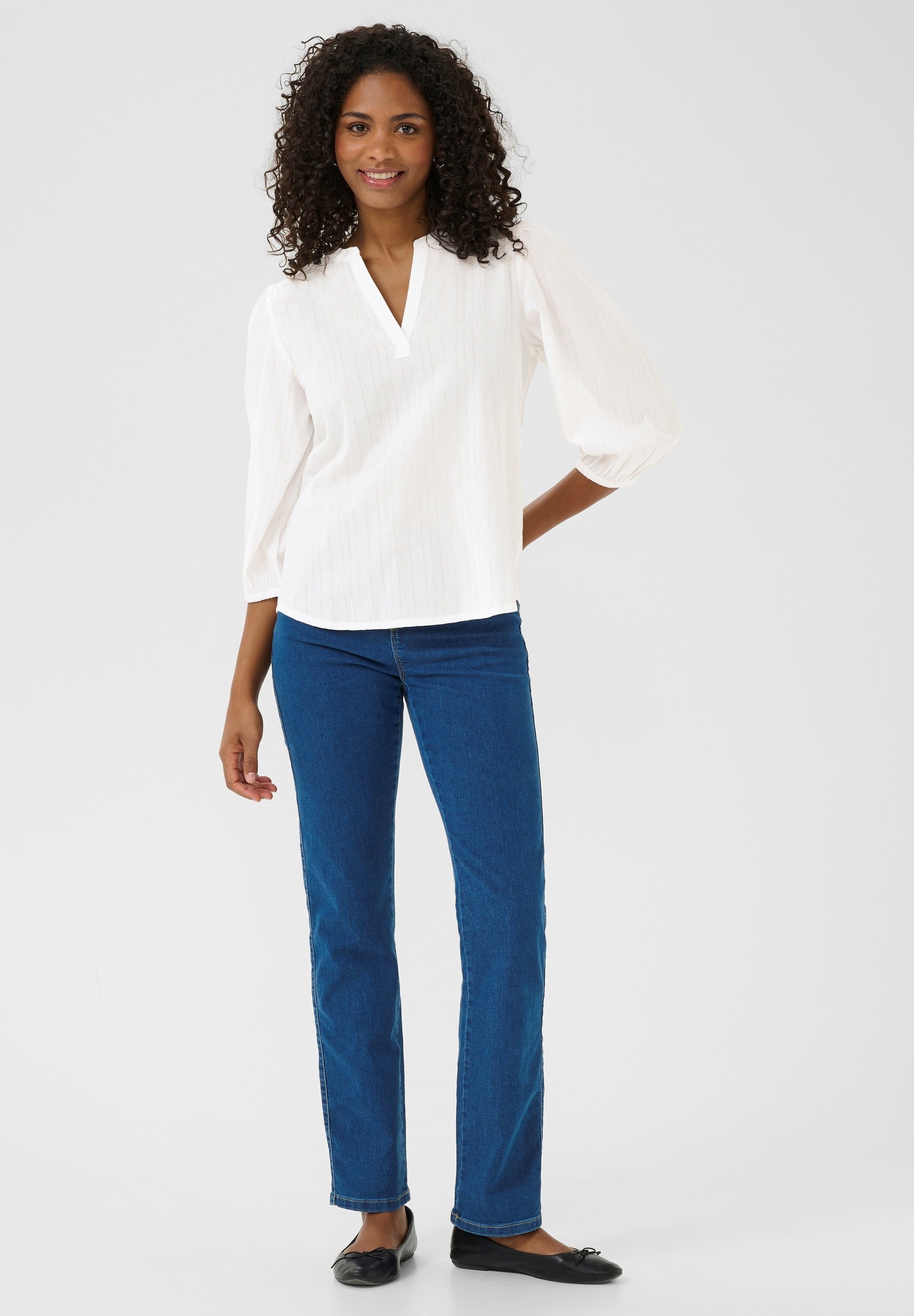 Kaffe KAJOLLIA ZIA - Blusa - gesso