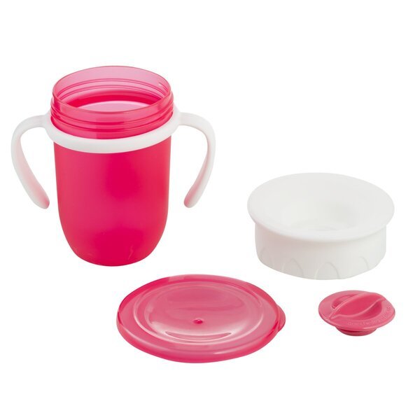 Kruidvat 6+M 360° Шоља против цурења<br>црвена, бела, 210ml