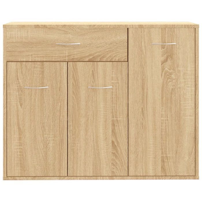 Aparador vidaXL Sonoma Oak 88x30x70 cm Madera de ingeniería 800678