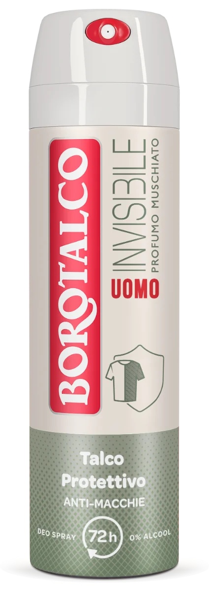 BOROTALCO Men Deodorant Spray Invisible Dry 150 ml 72h Spray-Deodorant
