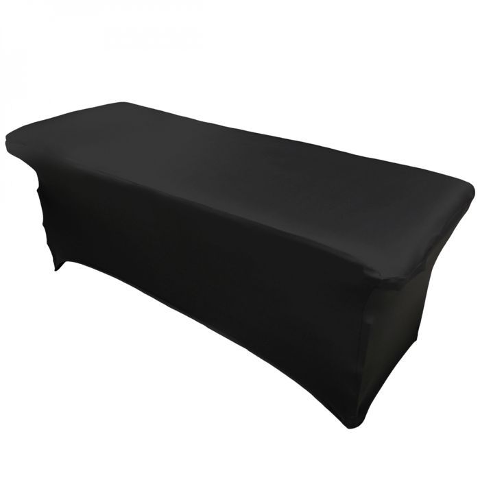 Full cover for massage table - Black - Vivezen