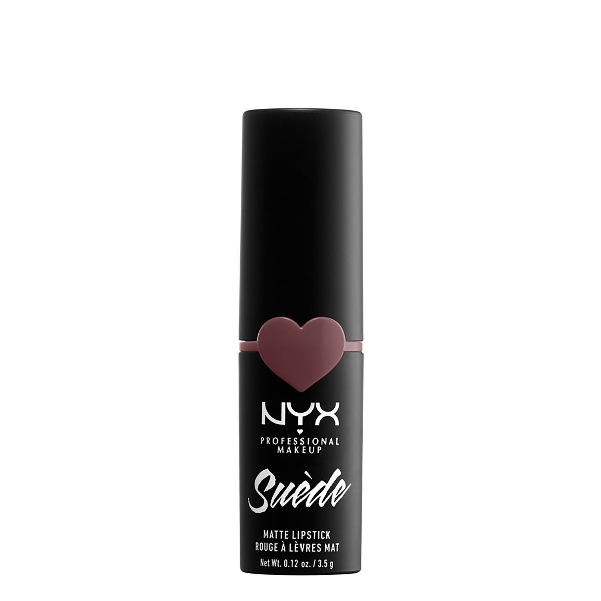 Rossetto Nyx Lavender Lace 3,5 g, finitura opaca effetto camoscio.