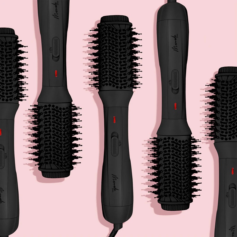 Mermade Blow Dry Brush Sleek Black MH1038 lokšķēres/žāvētājs
