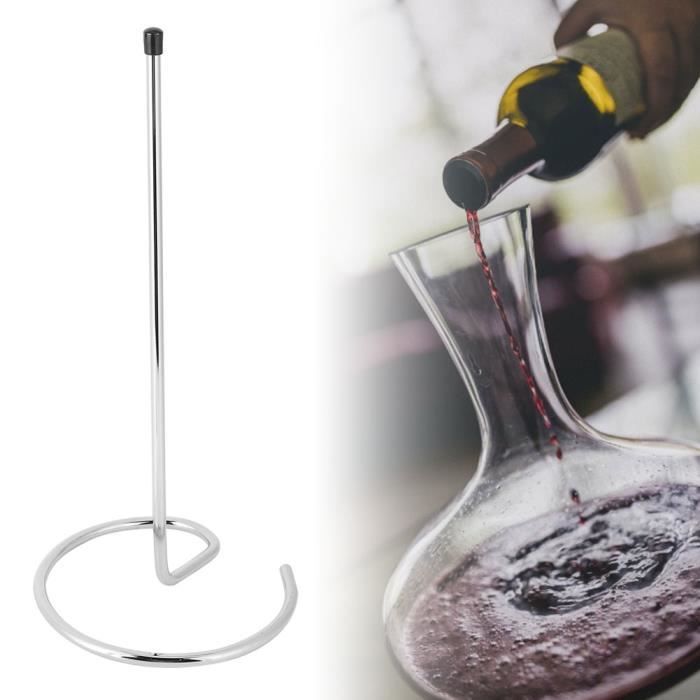 Soporte de secado para decantadores Dioche, soporte de acero inoxidable para decantar vino tinto.