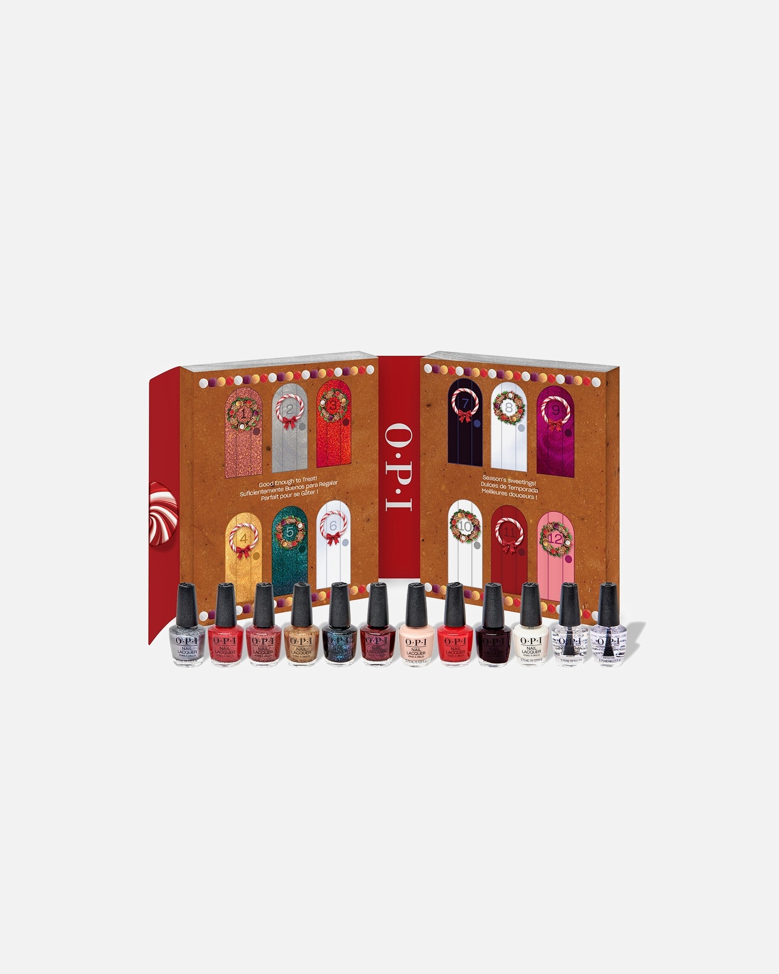 OPI Nagellack-Set „Good Enough to Treat“ – Kalender, 12 Dosen – 1 Stück