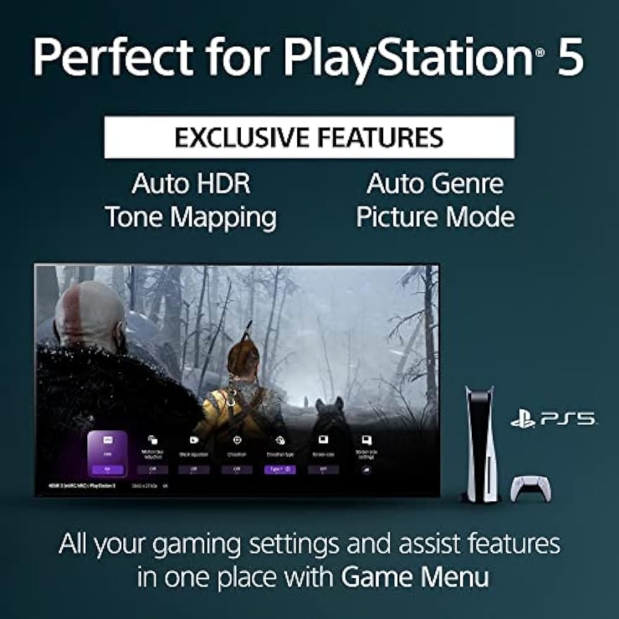 Sony 65 Zoll 4K Ultra HD TV X90L Serie: BRAVIA XR Full Array LED Smart Google TV mit Dolby Vision HDR und exklusiven Funktionen für die PlayStation® 5 XR65X90L – Modell 2023, Schwarz