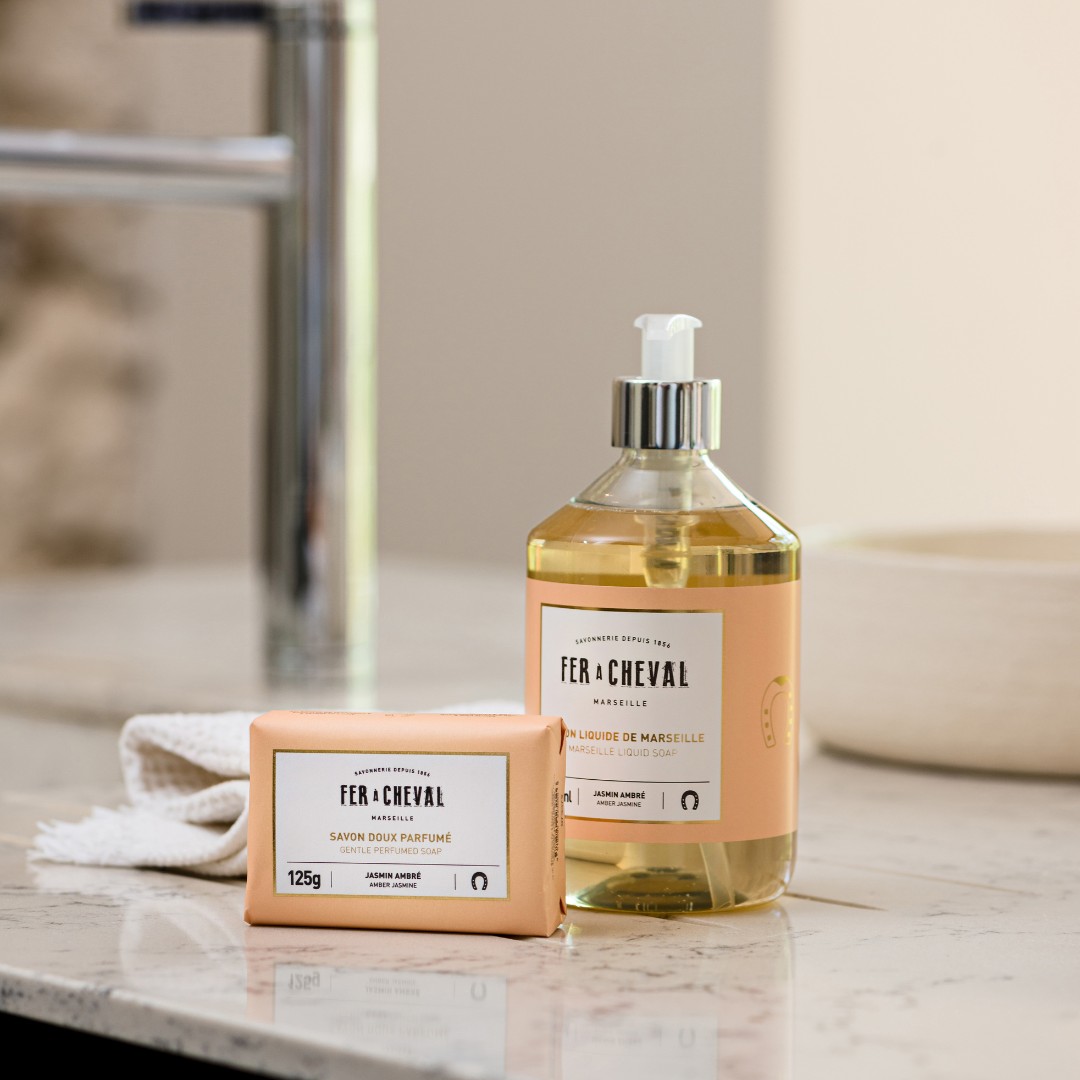 Fer à Cheval Savon Doux parfumé Jasmin Ambré