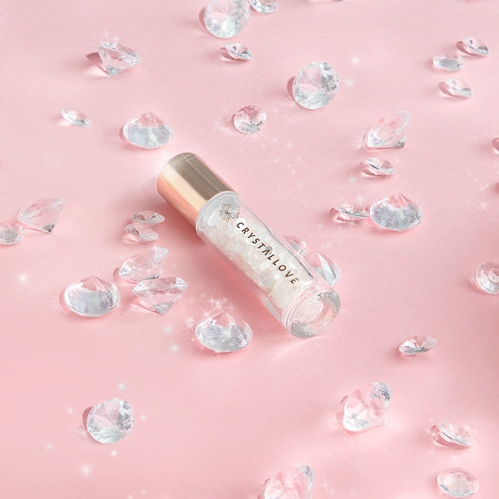 Crystallove Gesichtsmassagegerät aus klarem Quarz – 1 pezzo