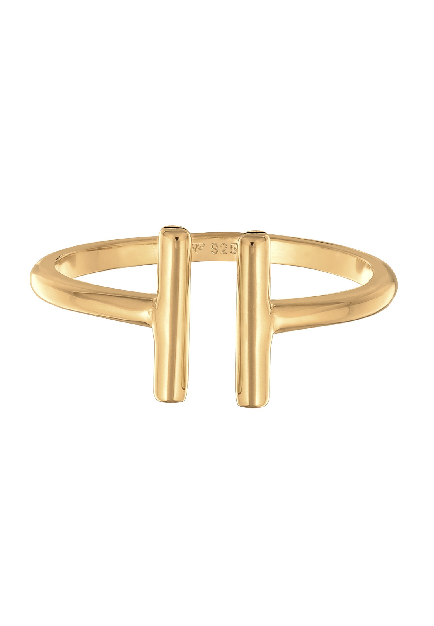 Elli Femmes Géo Bâton Tendance Ouvert en Argent Sterling 925