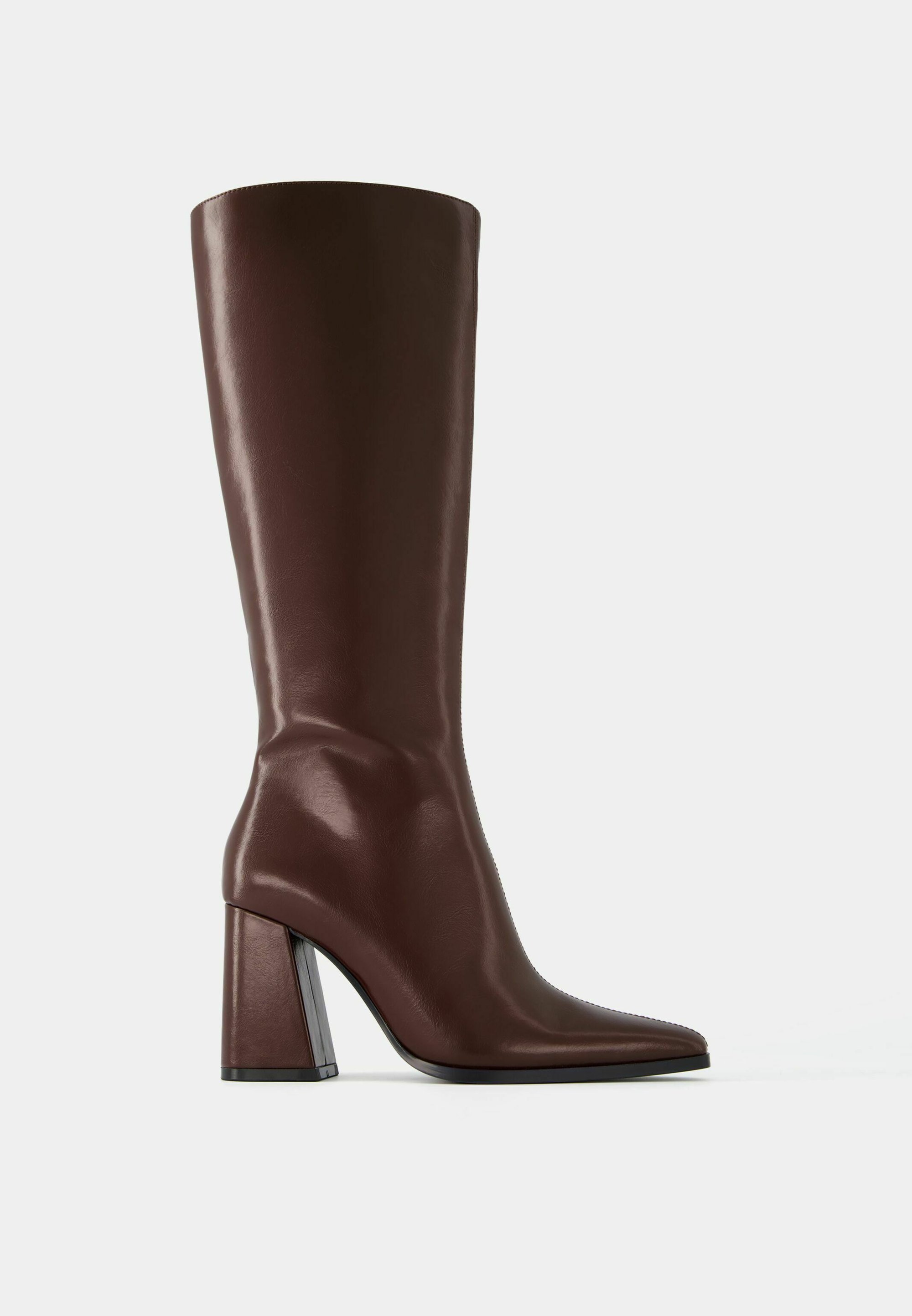 Bershka laarzen - donkerrood