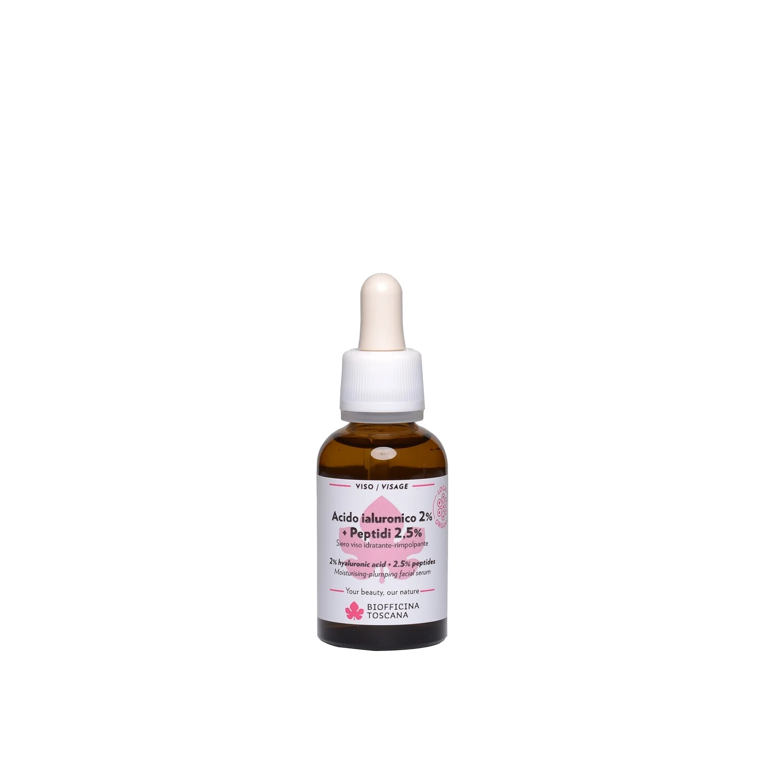 Lenitiva Acido ialuronico 2% + Peptidi 2,5% - Siero viso effetto globale