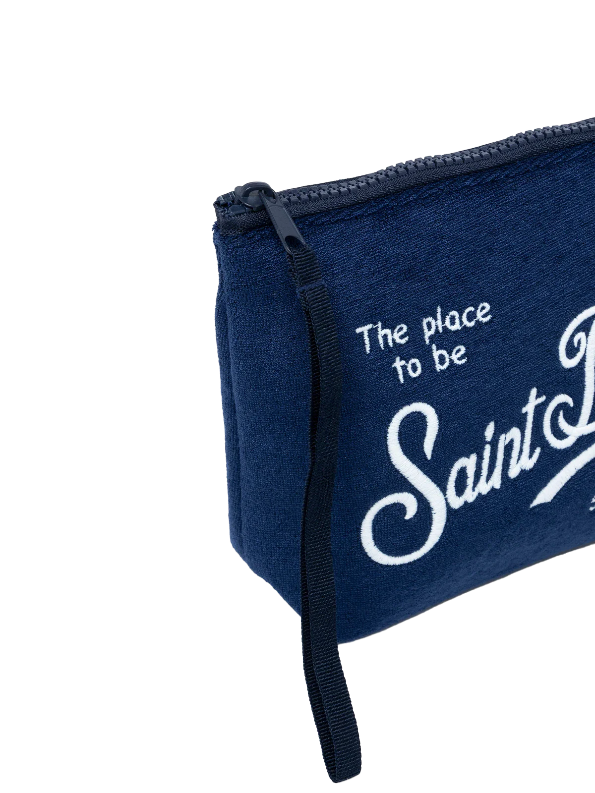 Bolsa clutch Aline em esponja azul