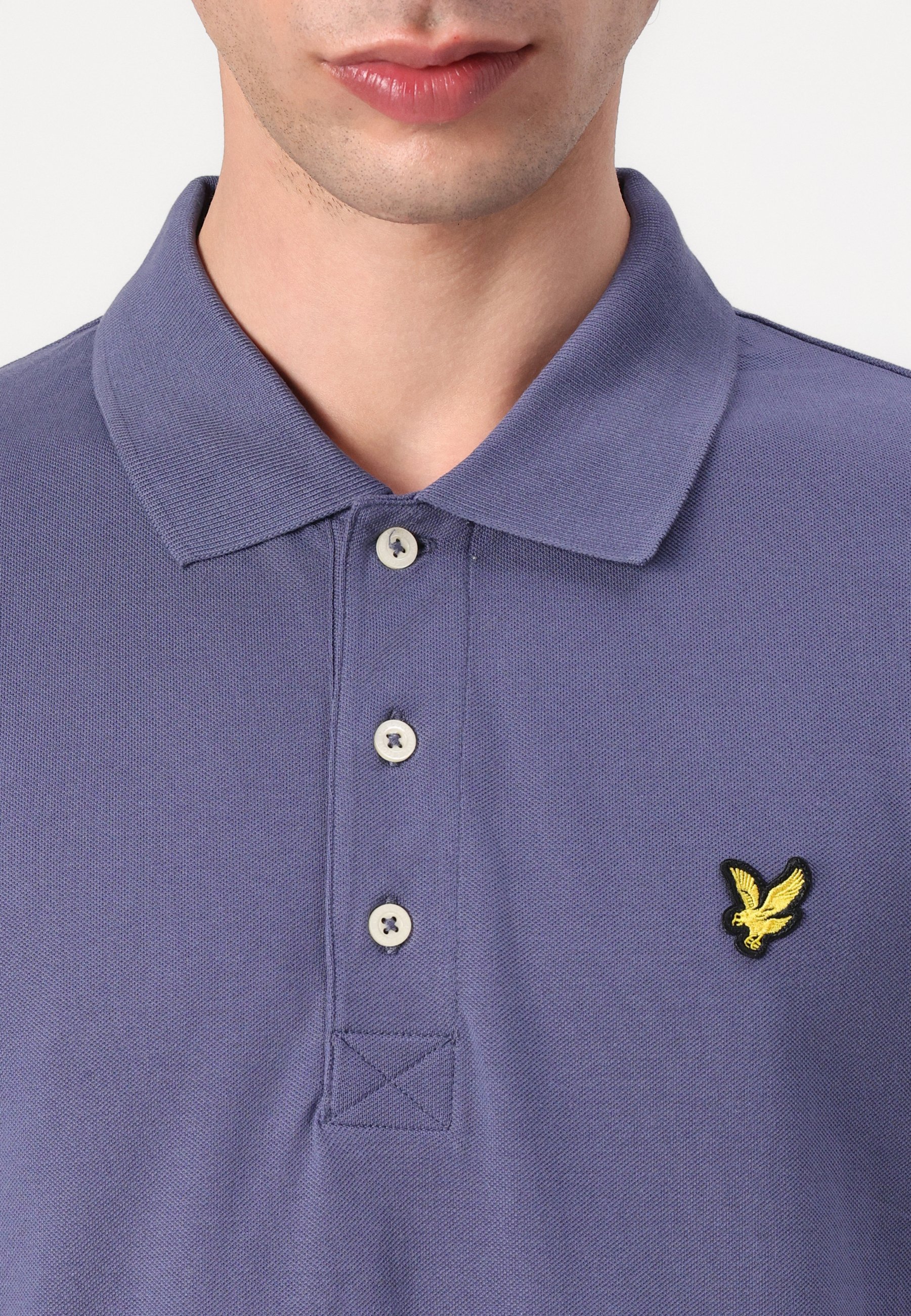 Koszulka polo Lyle & Scott - chłodny indygo