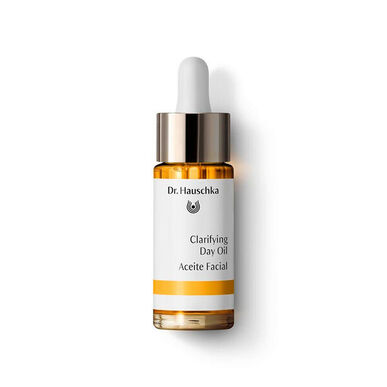 Dr. Hauschka Valomasis Dieninis Aliejus, Matinį Skatinantis Veido Aliejus Nuo Netobulumų, 18 ml