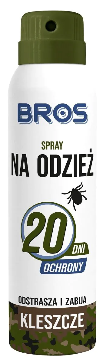 Bros Spray Na Odzież Odstraszający i Zabijający Kleszcze