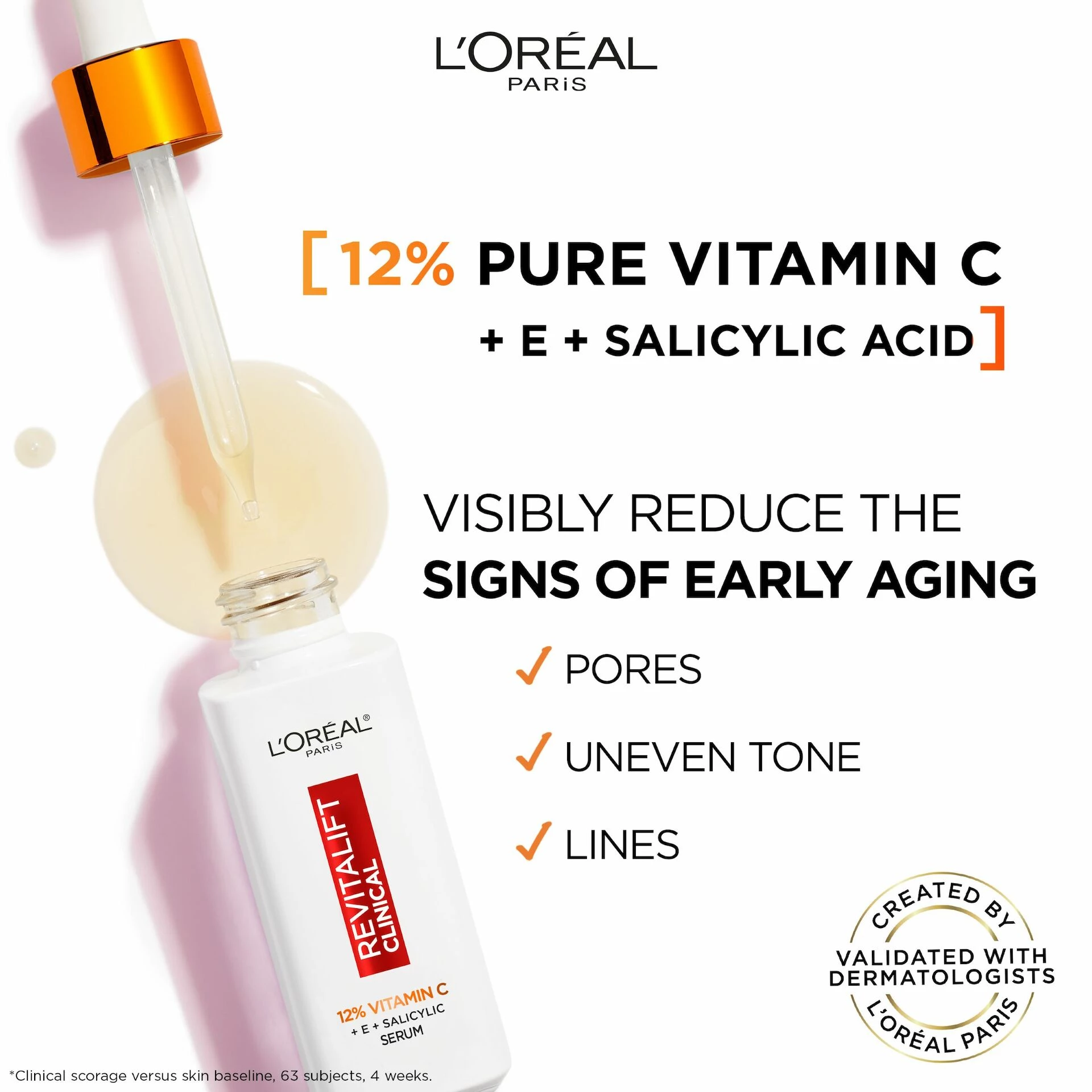 Ser cu vitamina C pură 12% Revitalift Clinical 30 ml - L'Oréal Paris