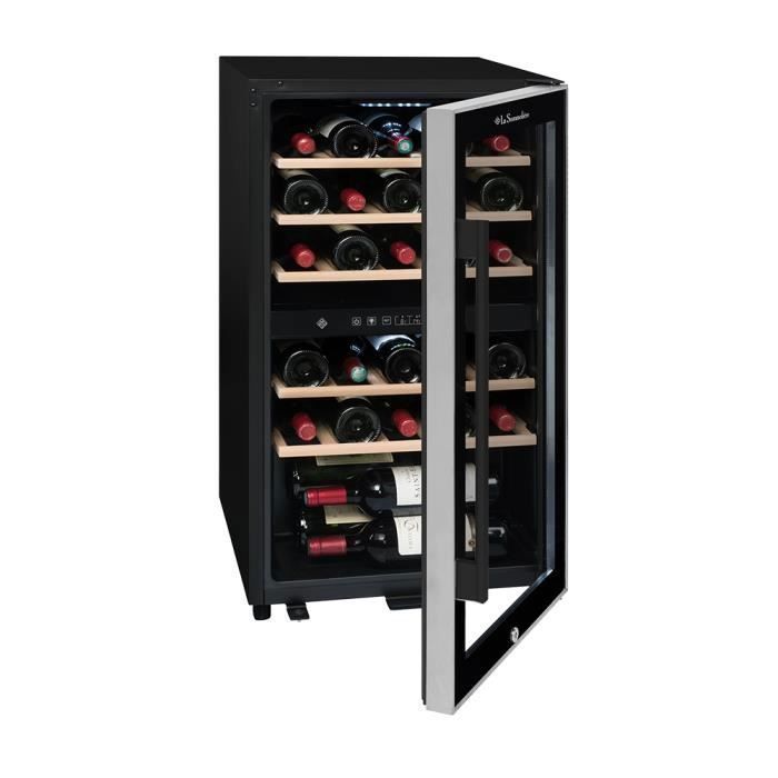 ECS51.2Z – Cave à vin – La Sommelière – 49 bouteilles – 2 zones – 48,0 × 57,5 × 84,5 cm – Classe G – 38 dB
