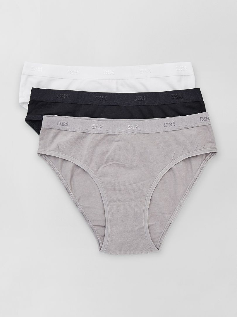 Set van 3 'Les Pockets' 'DIM' slips - ZWART