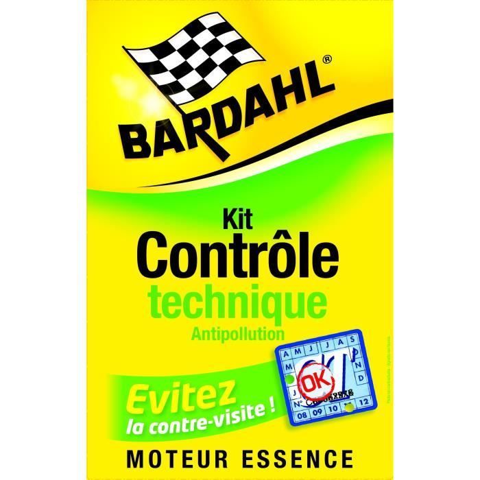 KIT DE INSPECCIÓN DE VEHÍCULOS DE GASOLINA BARDAHL - 1 LIMPIADOR DE INYECTORES 350 ML - 1 SUPRESOR DE HUMO 400 ML