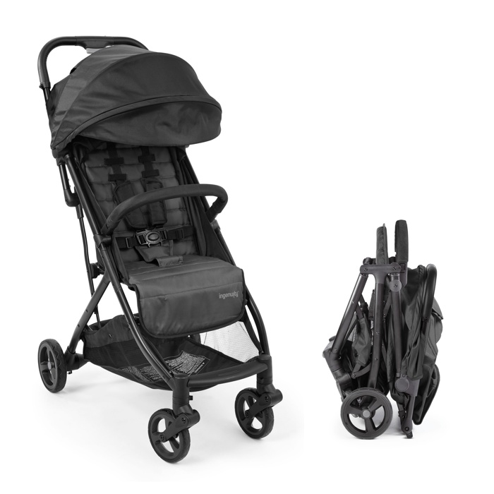 INGENUITY ultracompacte 3D quickclose kinderwagen, lichtgewicht, vanaf de geboorte tot 4 jaar, 0 tot 22,7 kg, inclusief regenhoes