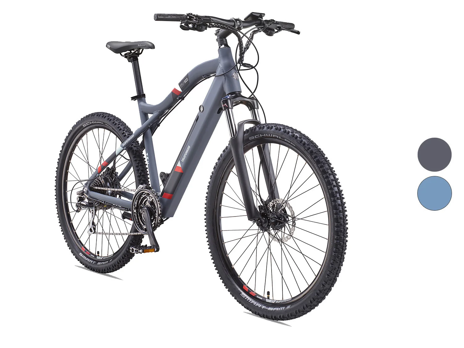 TELEFUNKEN E-Bike maastopyörä »Aufsteiger M922«, MTB, 27,5 / 29 tuumaa