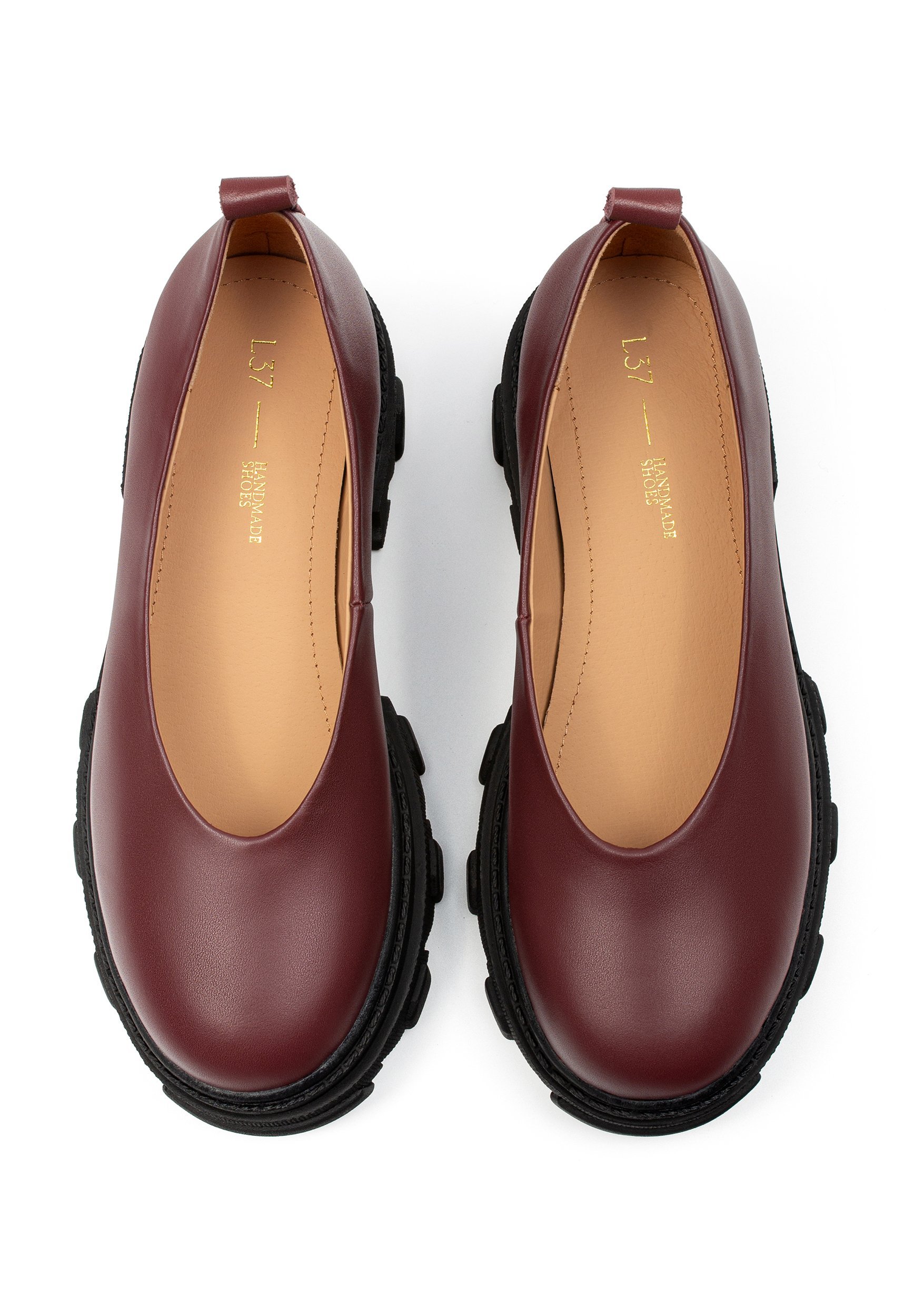 L37 STRAIGHT UP - Slip-ons - bordeaux