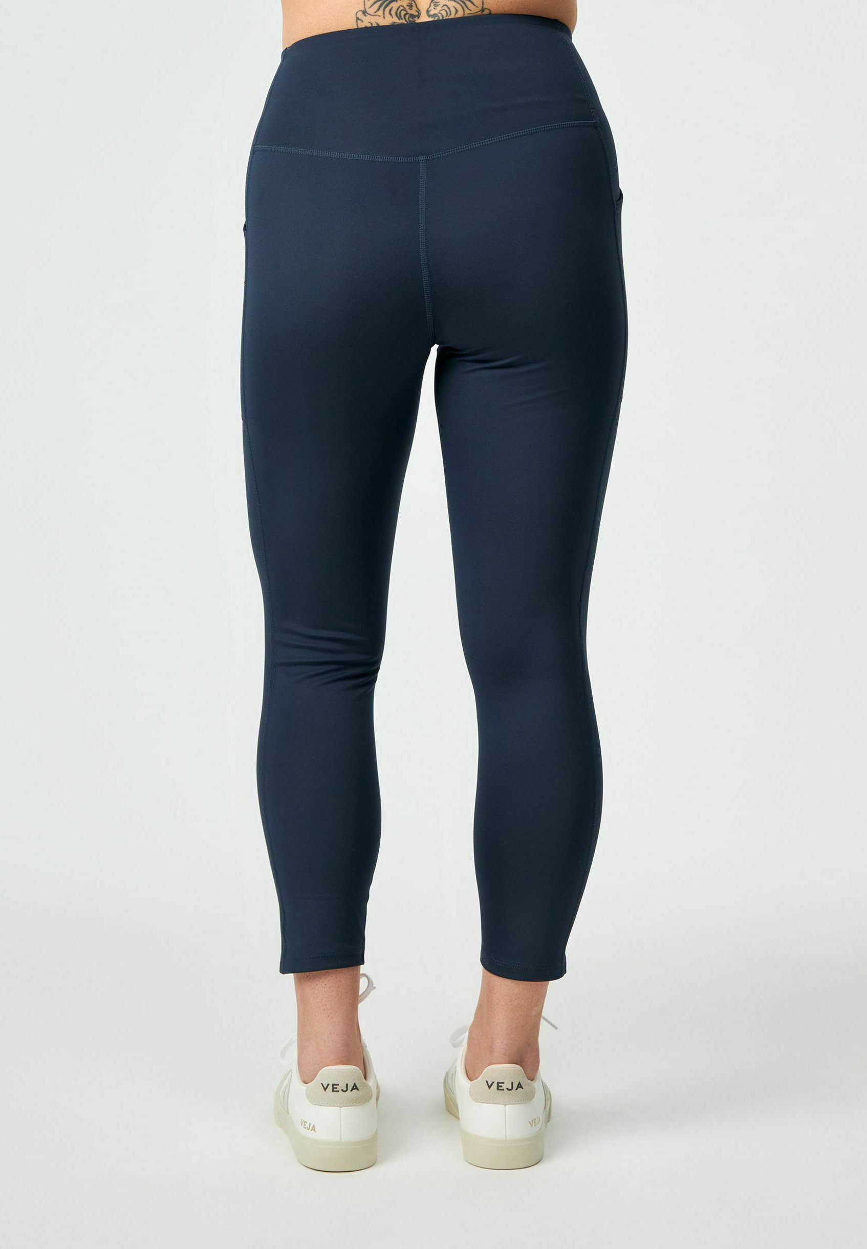 Leggings taille haute 7/8 Girlfriend Collective - minuit