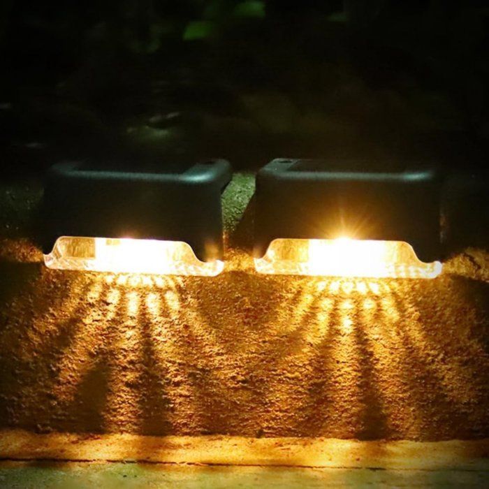 Luces solares para exteriores - Iluminación impermeable para jardines y patios - Aptas para caminos, vallas, escaleras y balcones