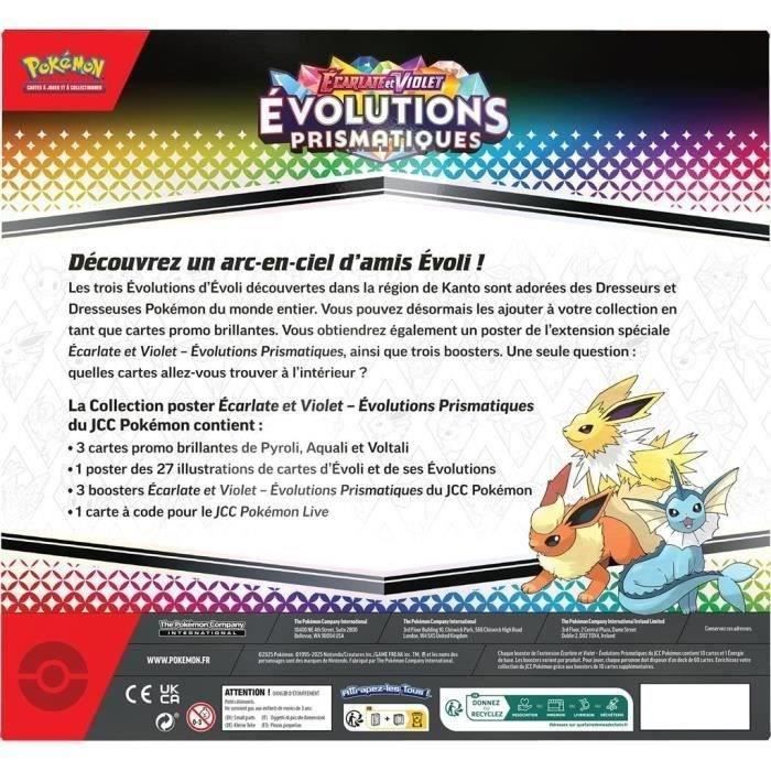 Pokémon: Scarlet and Purple – Prism Evolutions EV08.5: Caja de póster