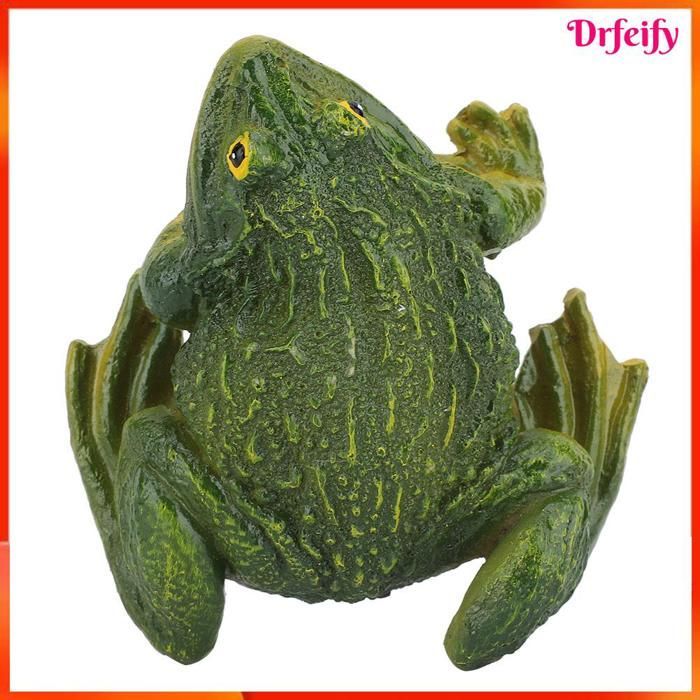 Garden decoration - AKOZON - Cute frog - Synthetic resin - 11 x 4.5 cm - Indoor/outdoor