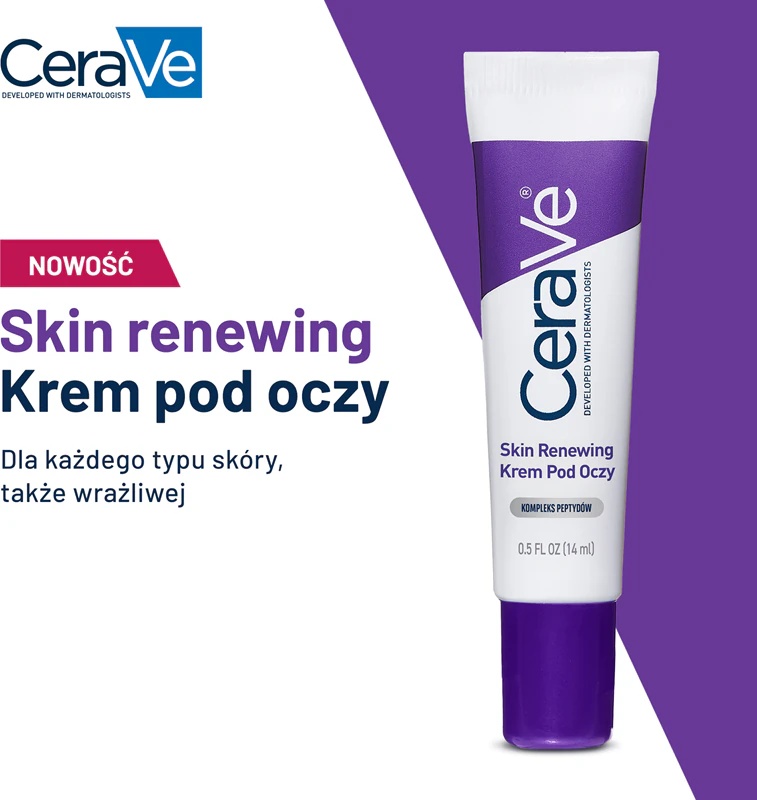 CeraVe Skin Renewing Eye Cream krema za oči, ki obnavlja zaščitno pregrado kože.