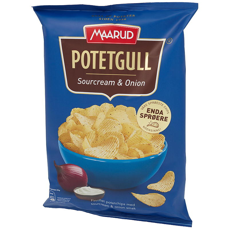 Maarud Patatine fritte 200 g Creme fraiche e cipolla Maarud