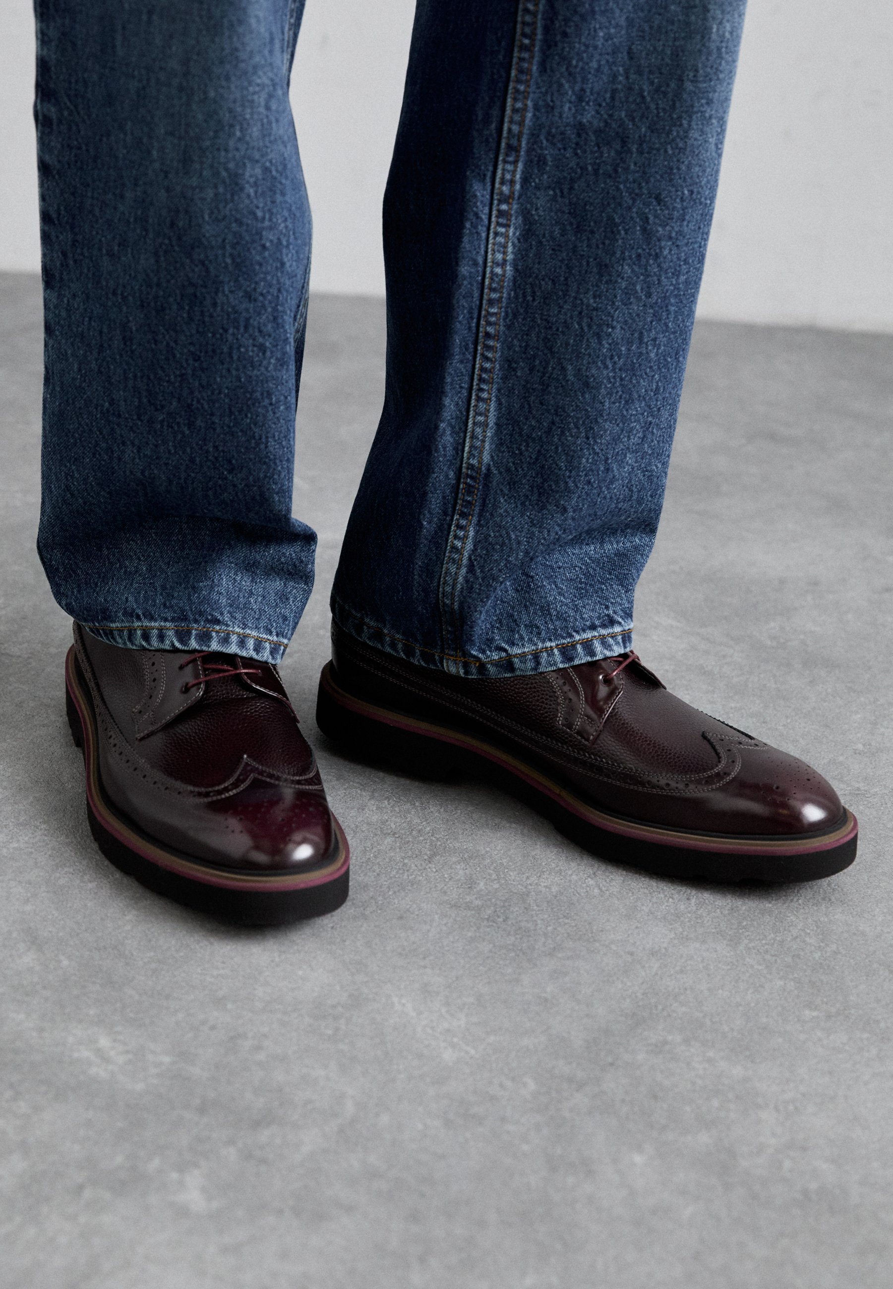Paul Smith COUNT BORDO BRUSH OFF - Eleganti scarpe stringate - rosse
